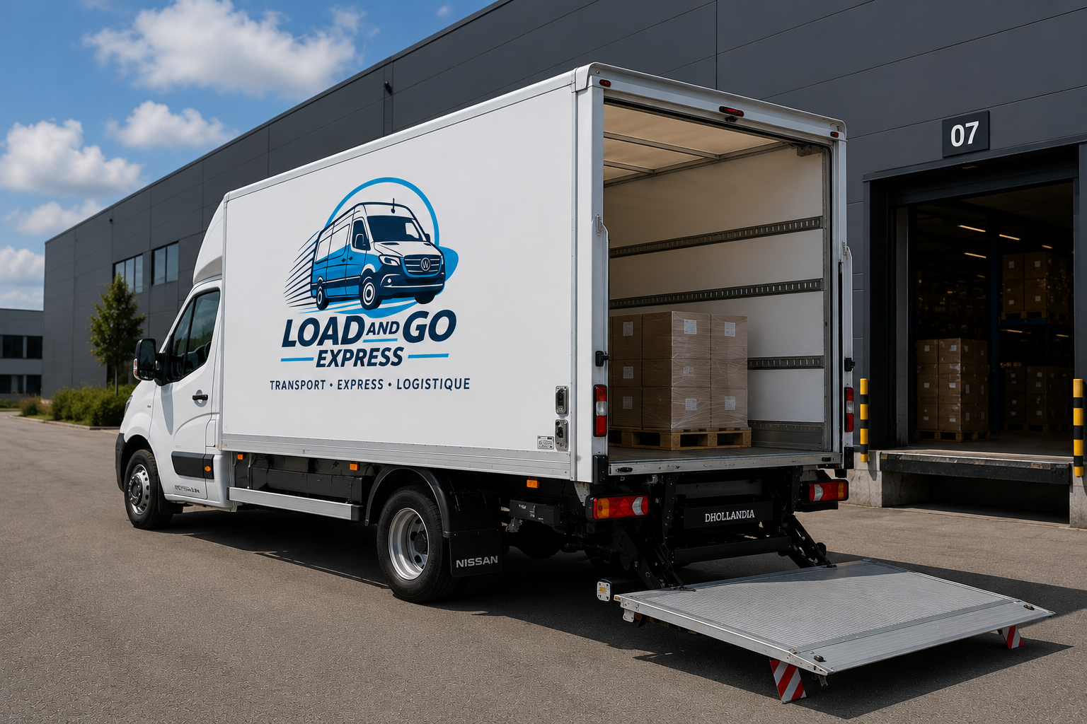 20 m³ hayon Load and Go Express — volume & capacité, transport en France et en Europe